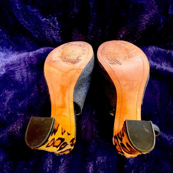 Sam Edelman Leopard Skin Heels 8.5 M - Picture 6 of 6